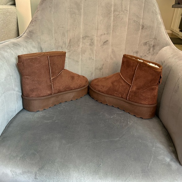 Forever platform fur bootie - Picture 5 of 8